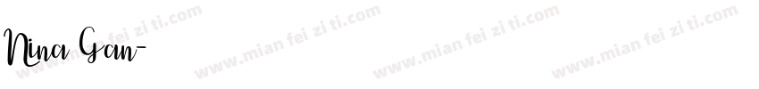 Nina Gan字体转换